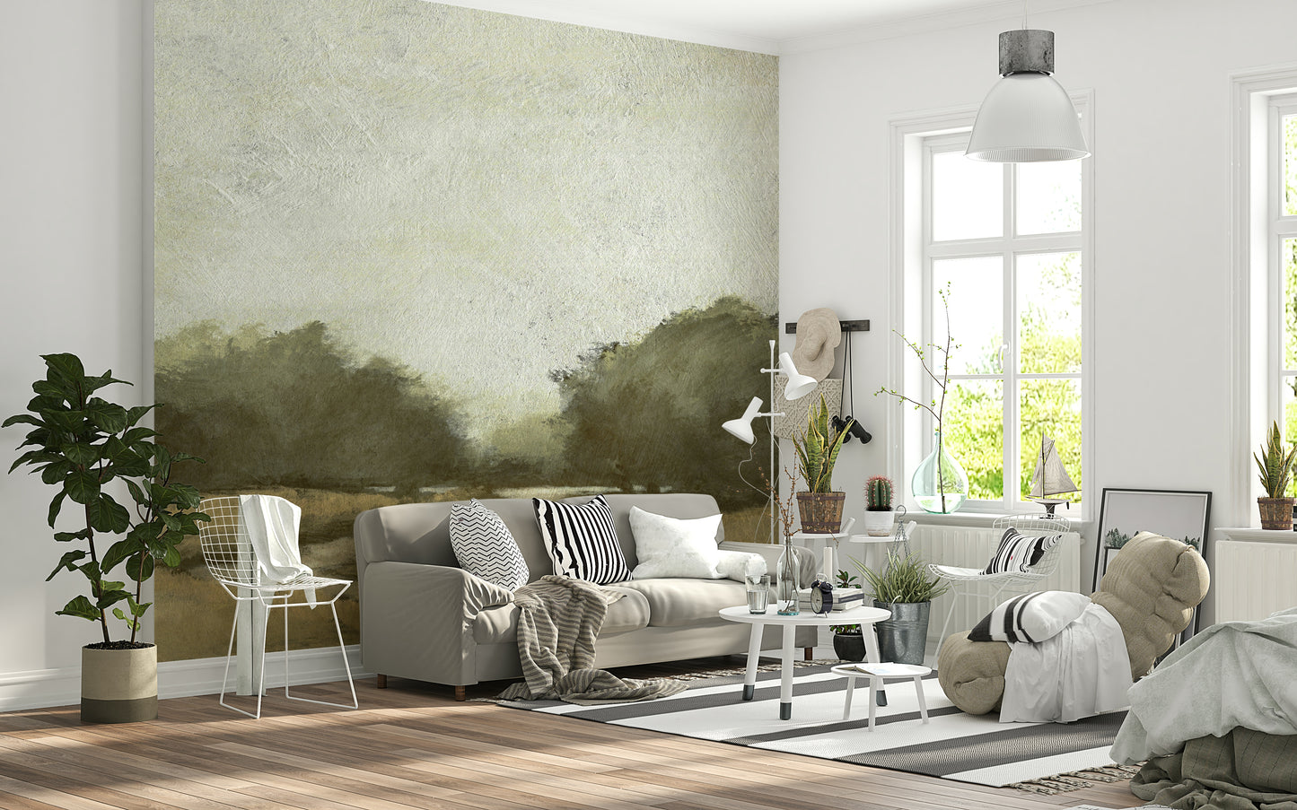 Misty Path Wall Mural -2879452