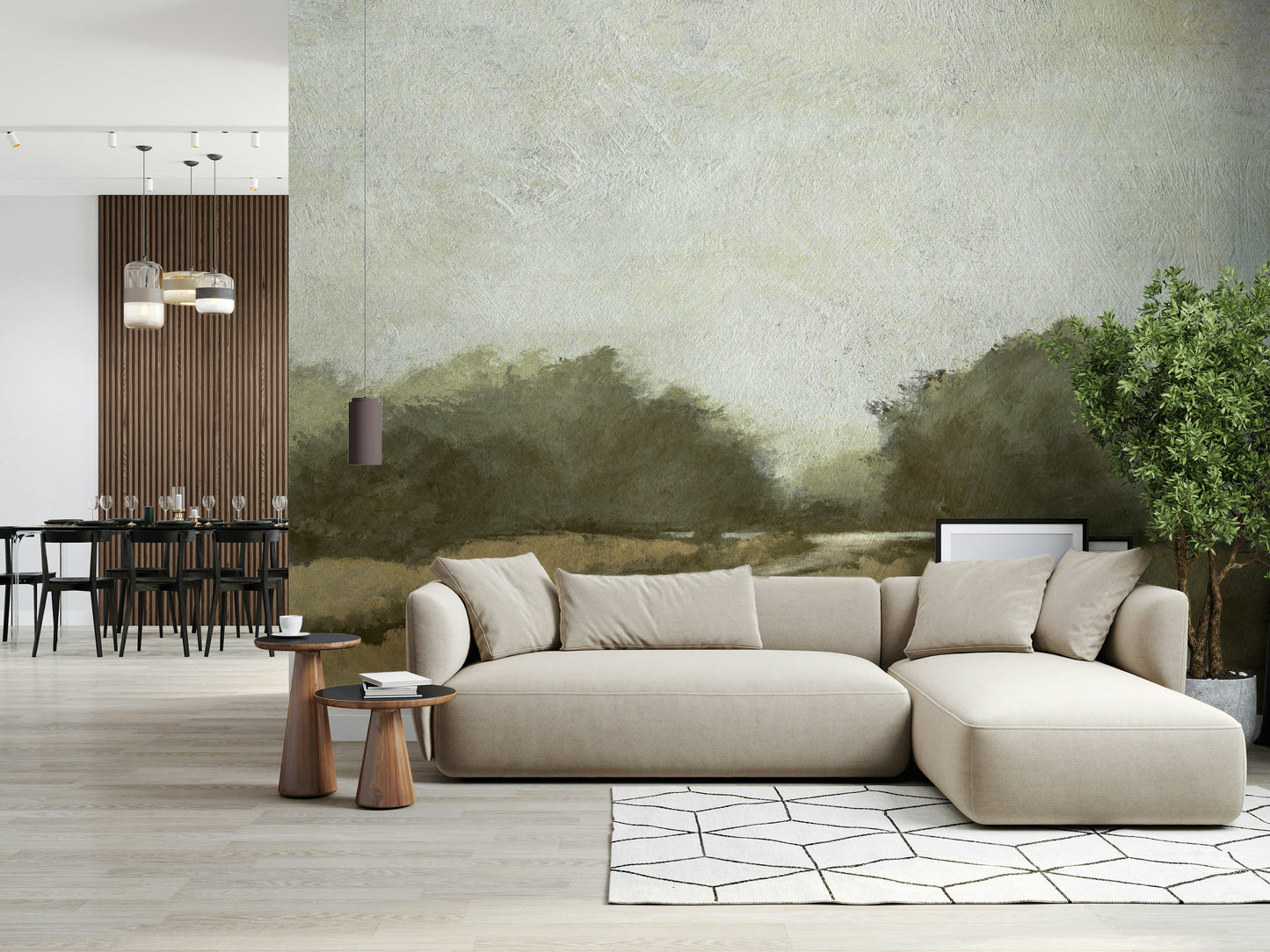 Misty Path Wall Mural -2879452