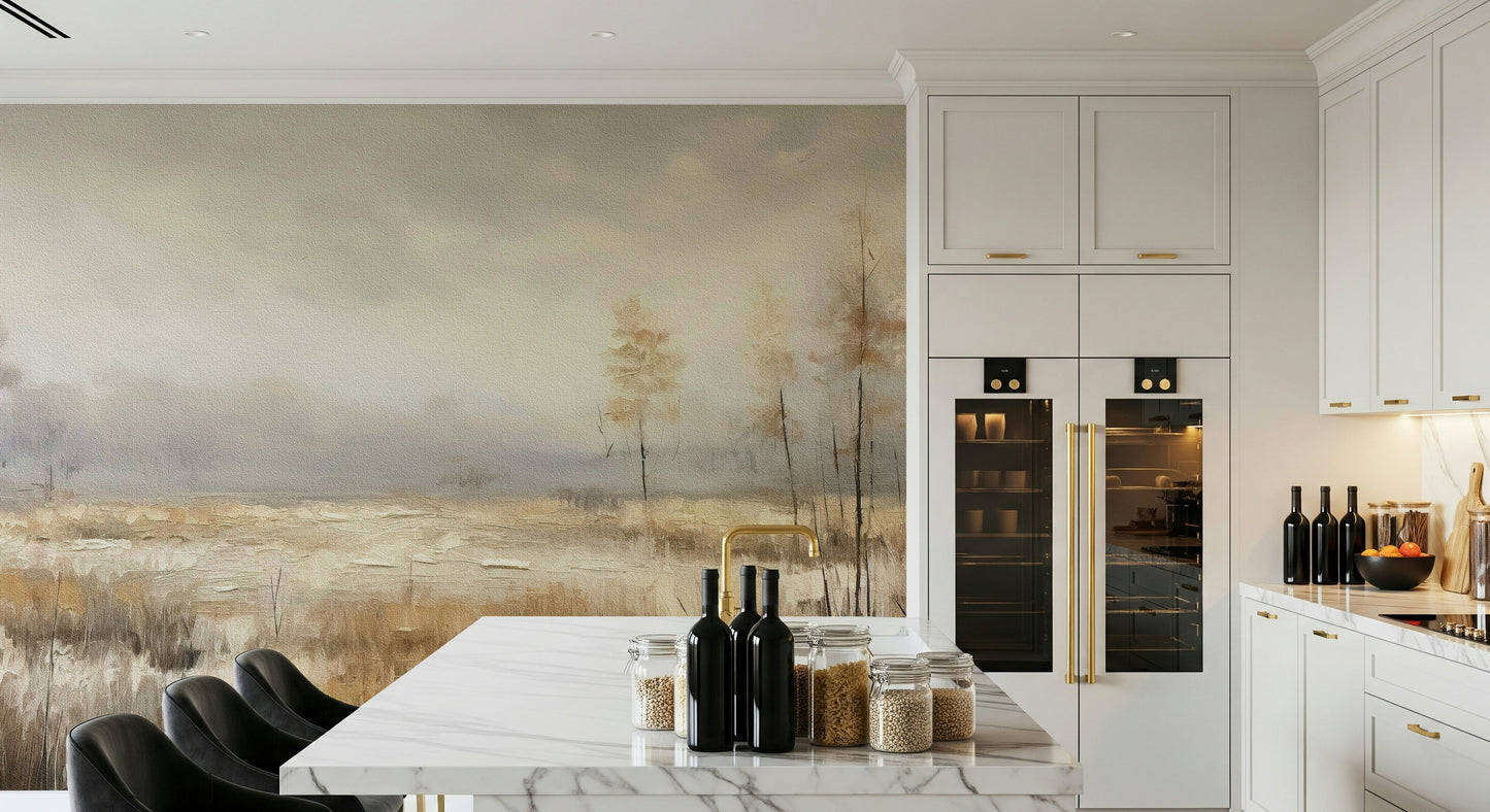 Ethereal Autumnal Meadow Wall Mural -2816792