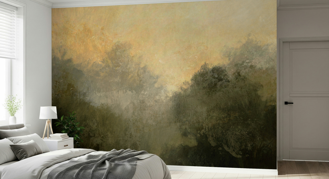 Golden Valley Haze Wall Mural -2803059
