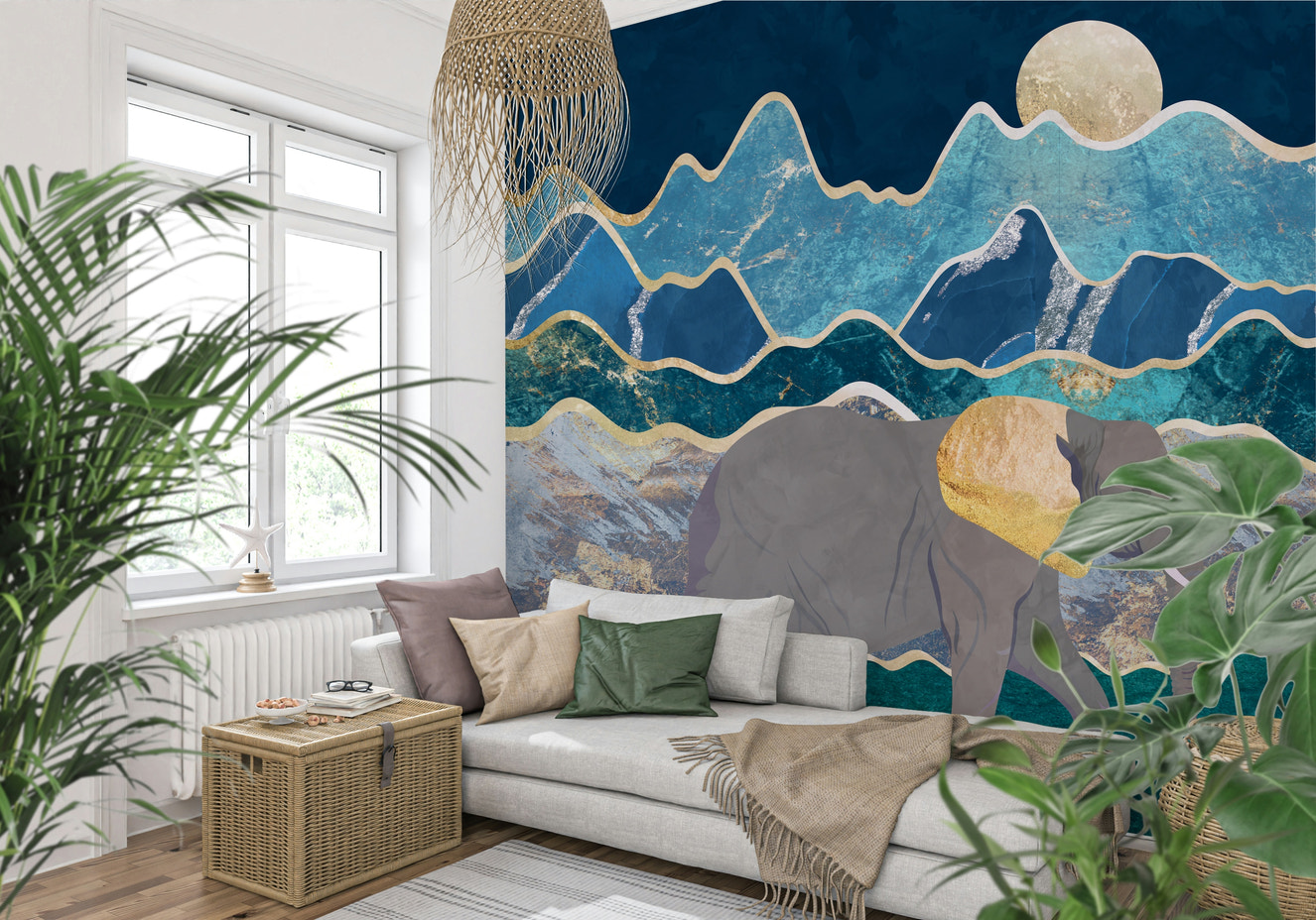 Elephant Vista Wall Mural -2465921