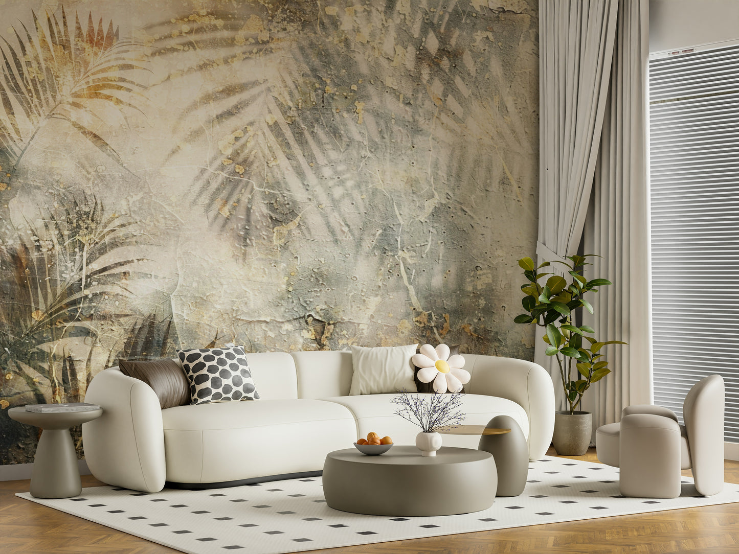 Tropical Grunge Wall Mural -2792248