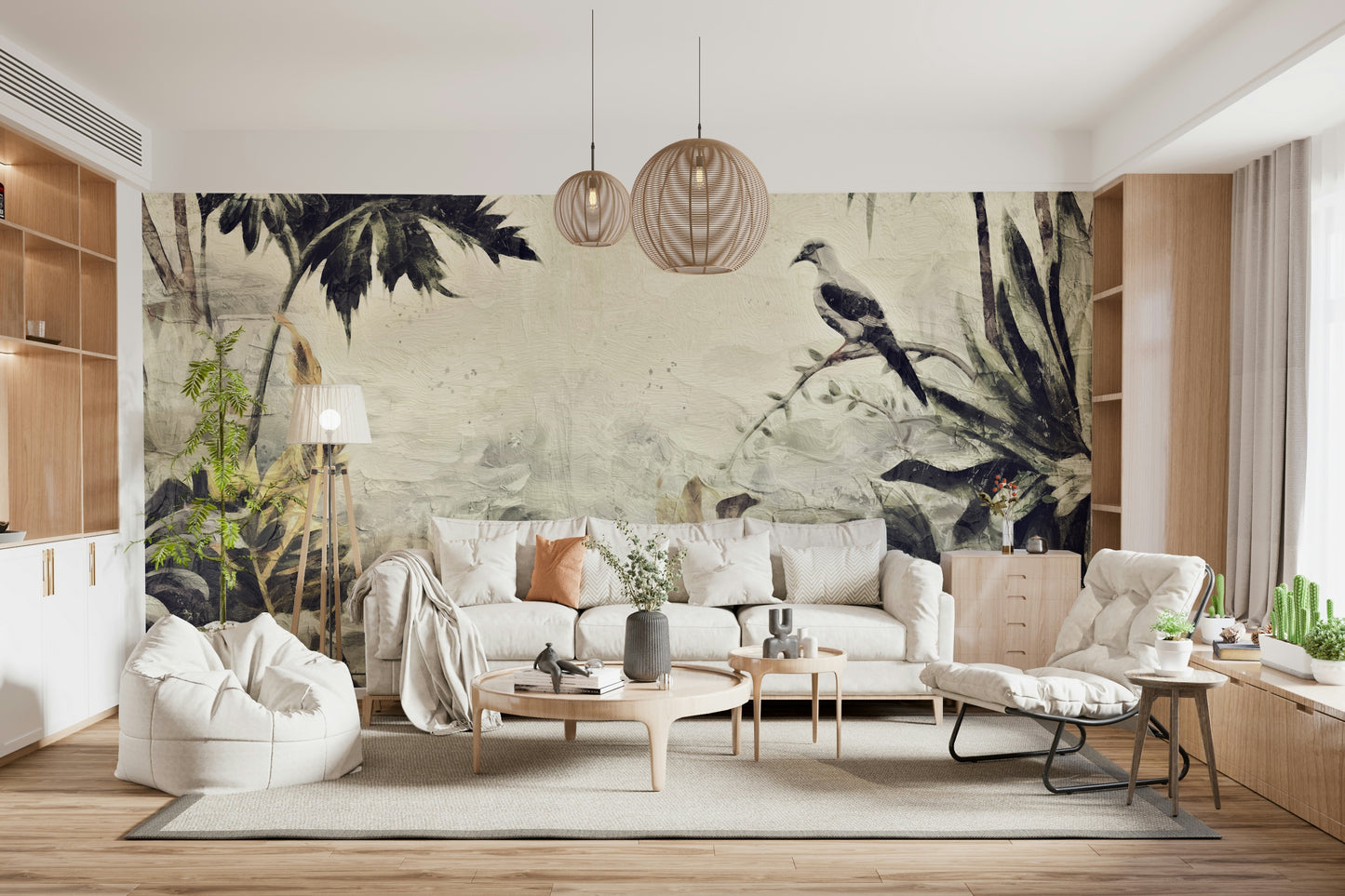 Painted Dove Haven Wall Mural