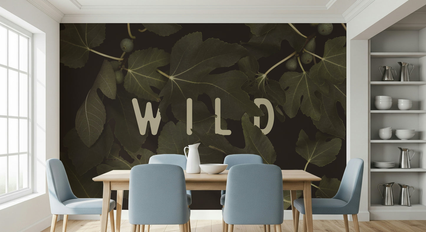 Fig Leaves: Stay Wild Wall Mural -2489734