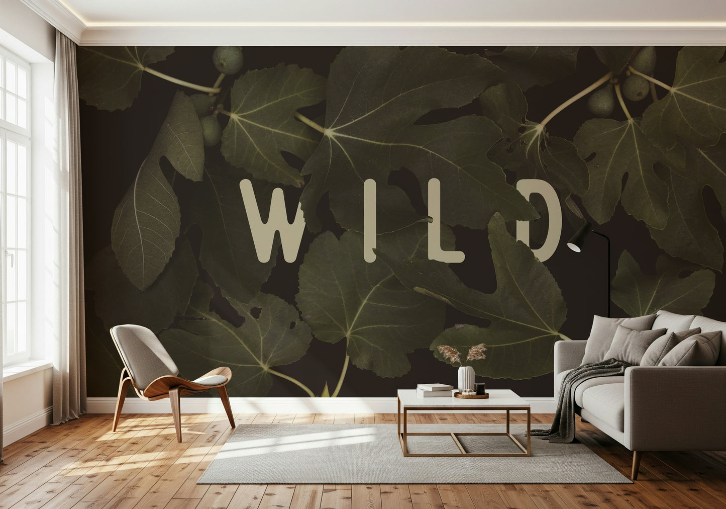 Fig Leaves: Stay Wild Wall Mural -2489734