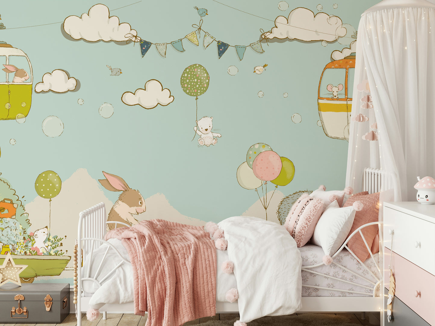 Animal Adventures Wall Mural -2761312