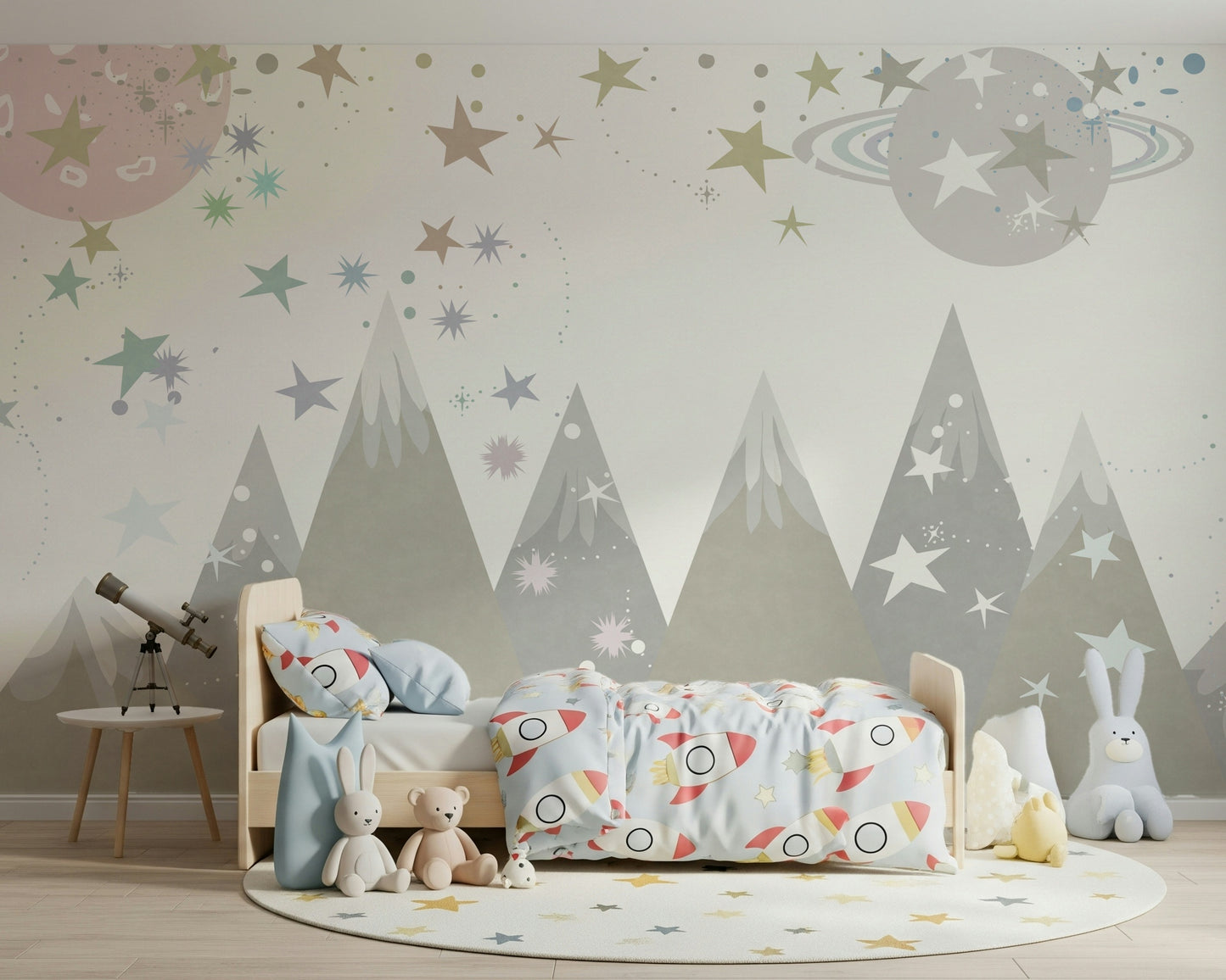 Cosmic Peaks Wall Mural -2719922