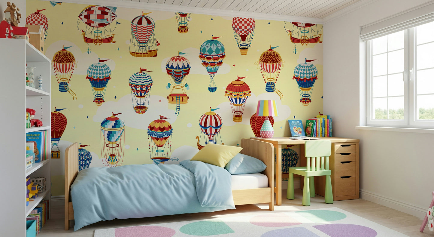 Up, Up, and Away Balloons Wall Mural -2735492