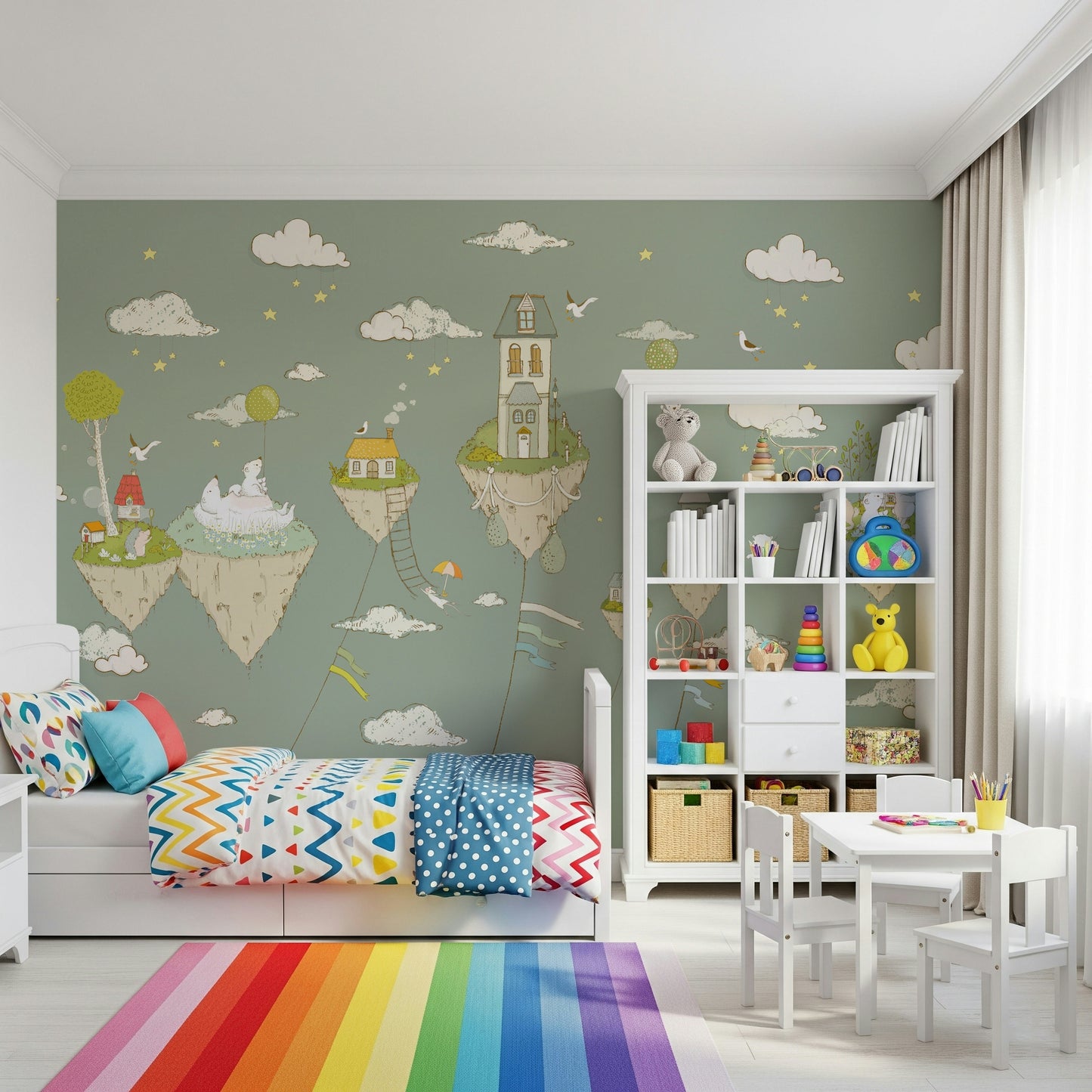 Dreamy Sky Islands Wall Mural -2759477