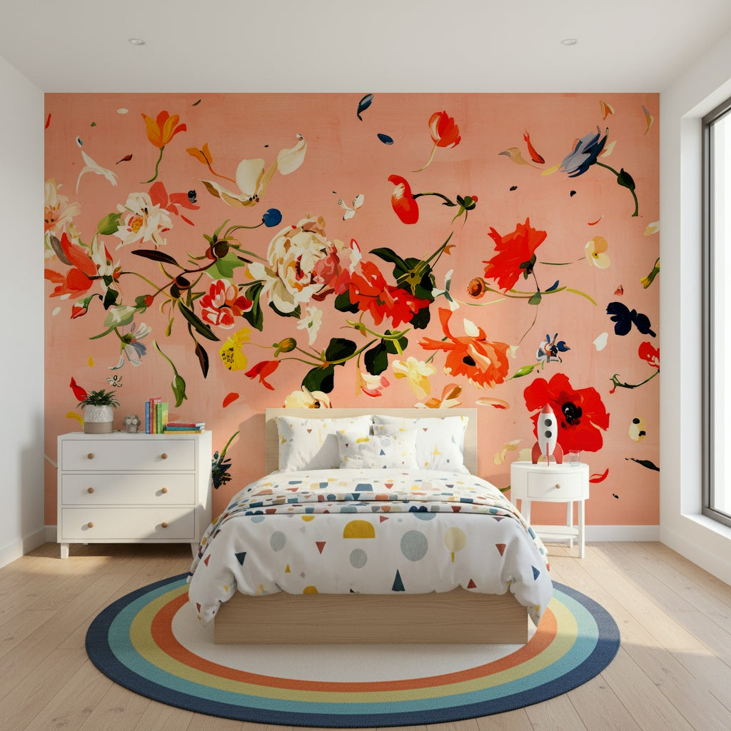 Floral Flush Wall Mural -2740785