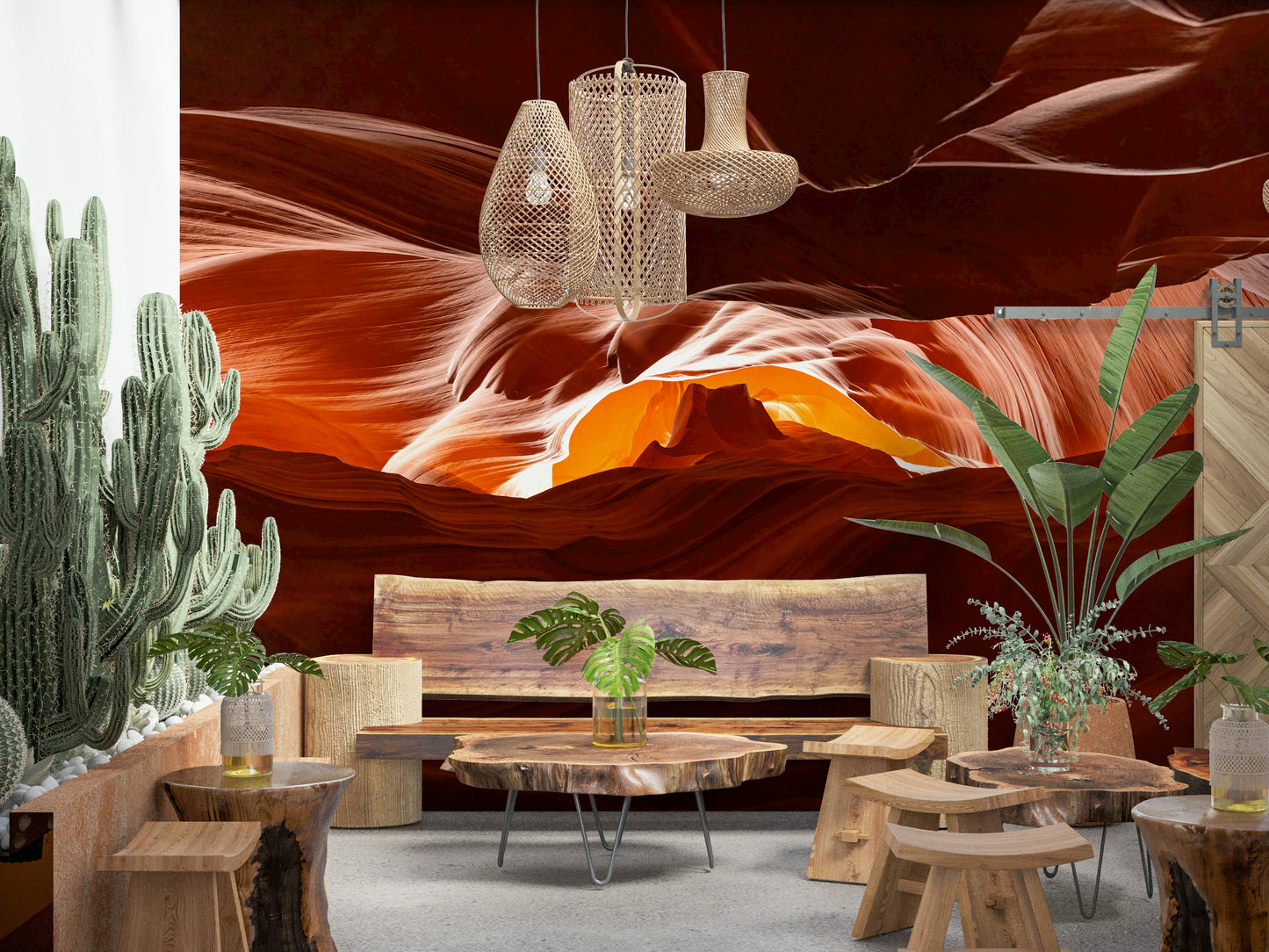 Antelope's Embrace Wall Mural