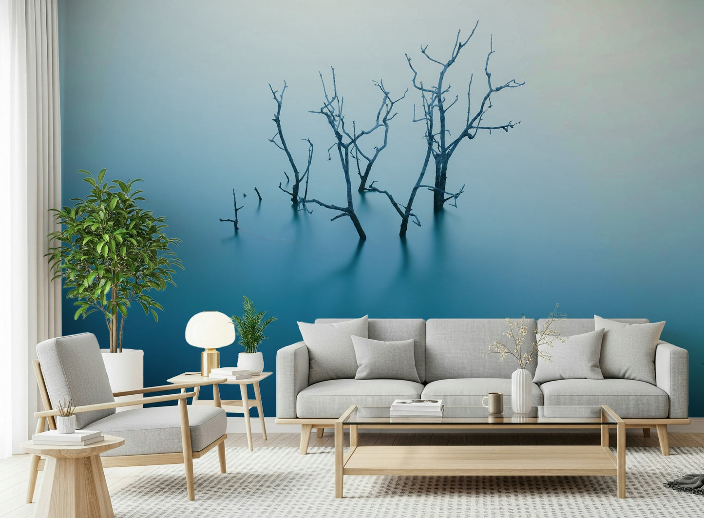 Aqua Reflections Wall Mural -2323746
