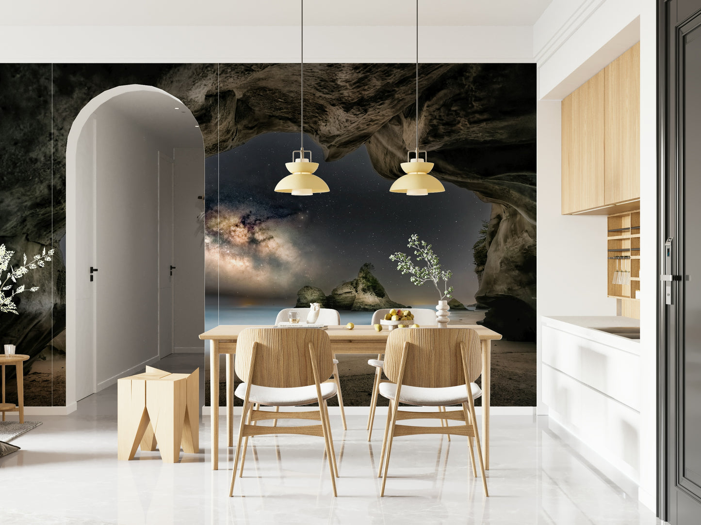 Cave Portal to Starlight Wall Mural -2287983