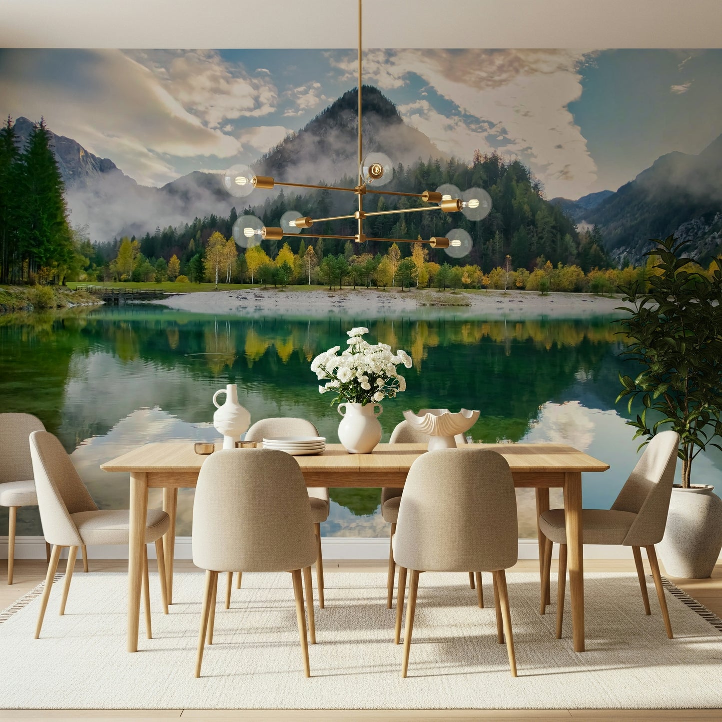 Alpine Reflection Wall Mural -2423008