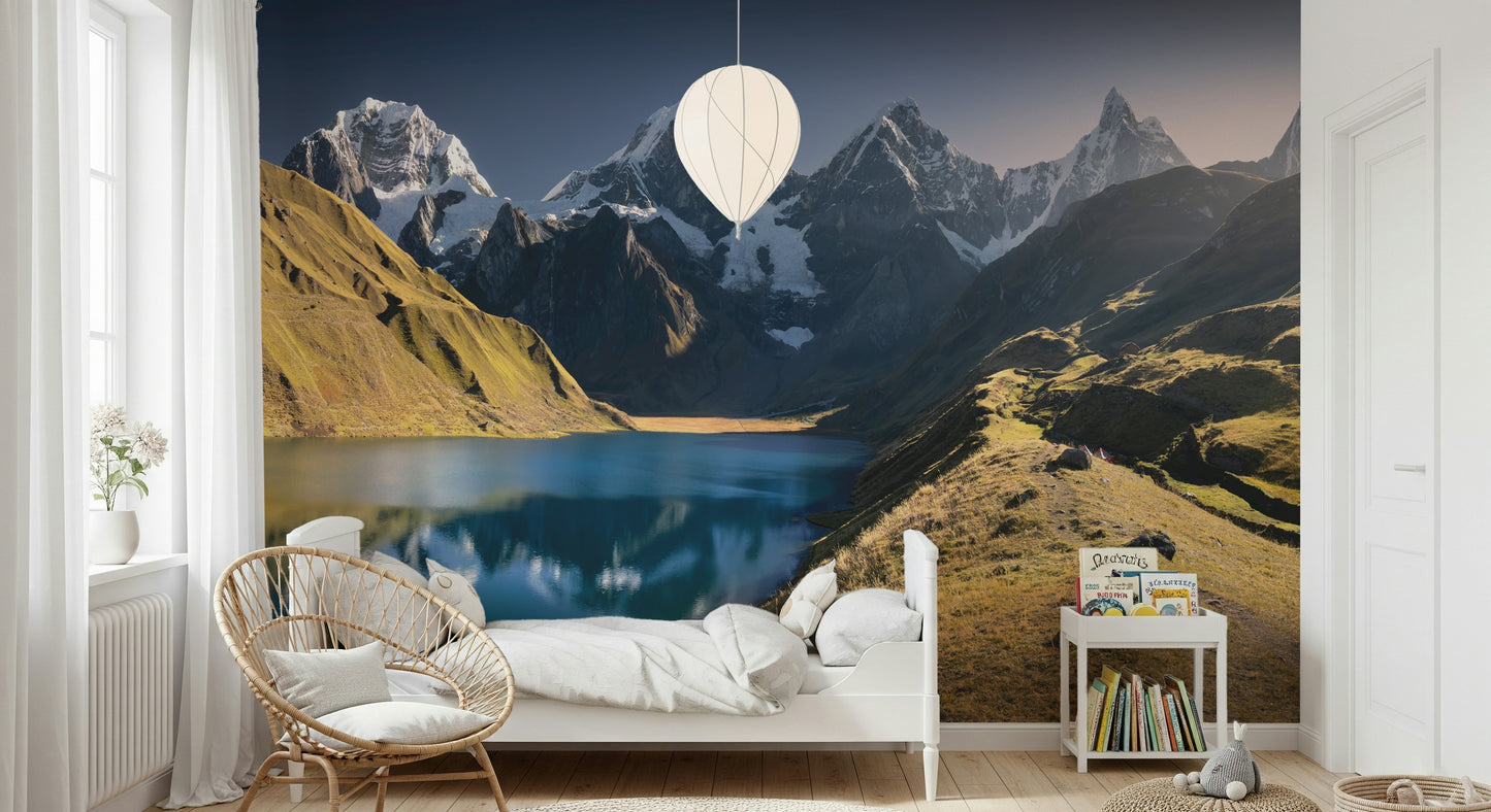 Andean Peaks & Serene Lake Wall Mural -2316692
