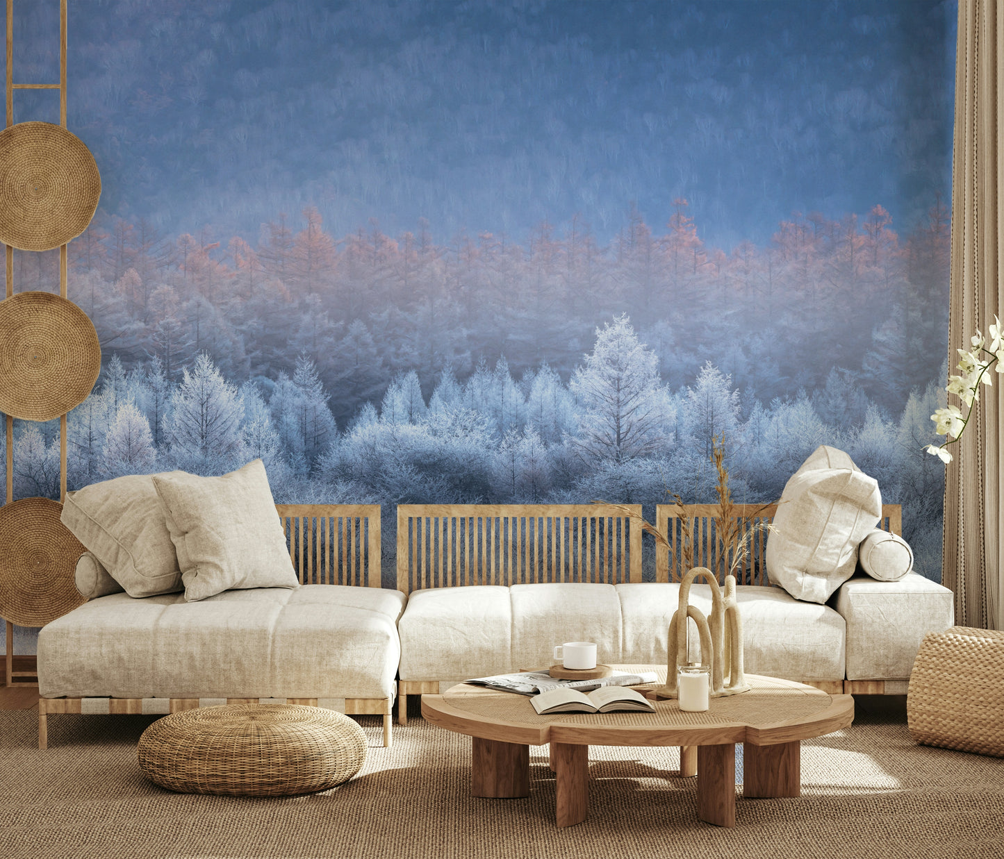 Frozen Dawn Vista Wall Mural -2593096