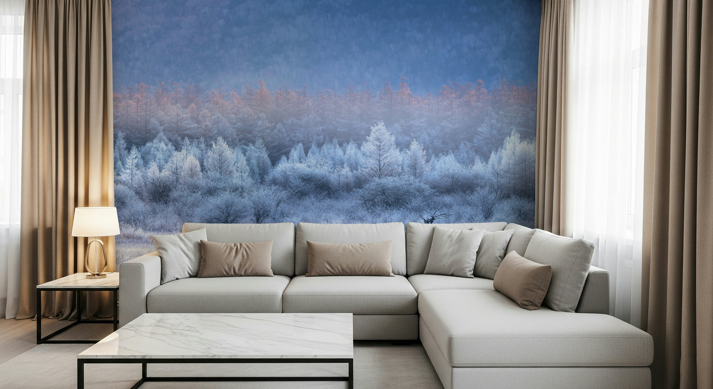 Frozen Dawn Vista Wall Mural -2593096