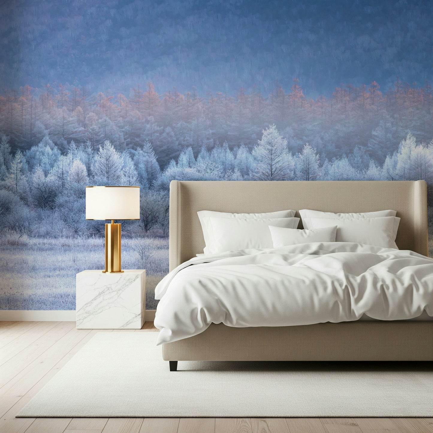 Frozen Dawn Vista Wall Mural -2593096