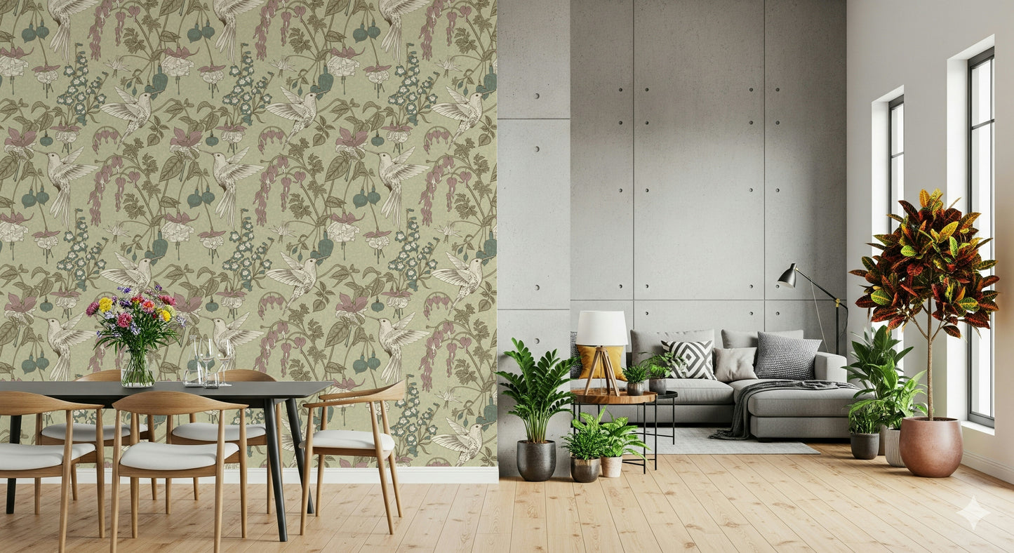 Hummingbird Harmony Wallpaper⁠