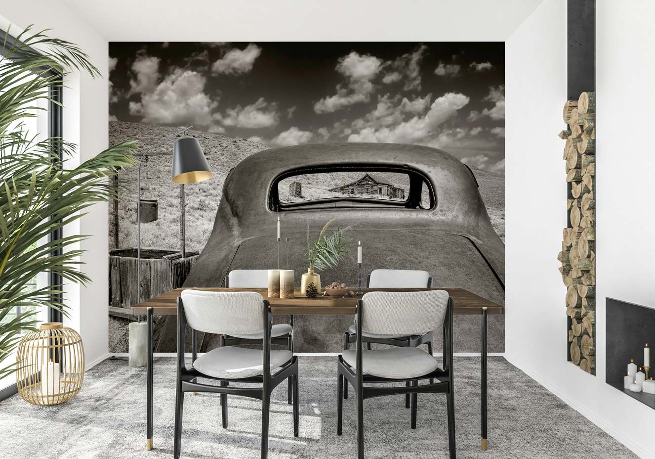 Ghost Town Relic Wall Mural -2308173