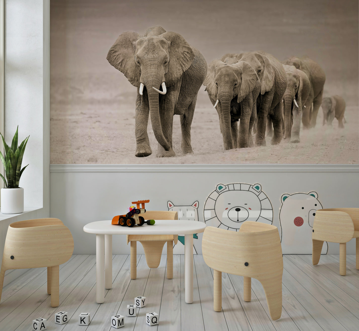 Elephant Journey Wall Mural -2526083
