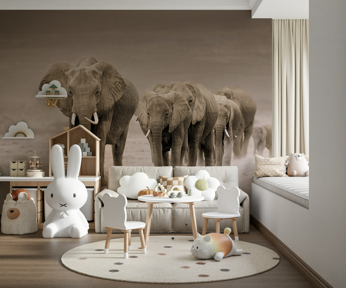 Elephant Journey Wall Mural -2526083