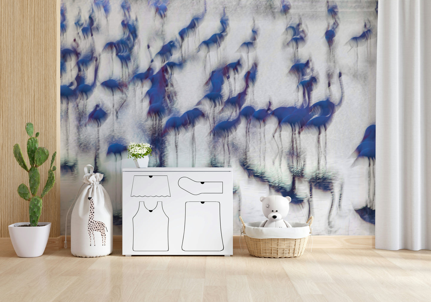 Flamingo Mirage Wall Mural -2171145