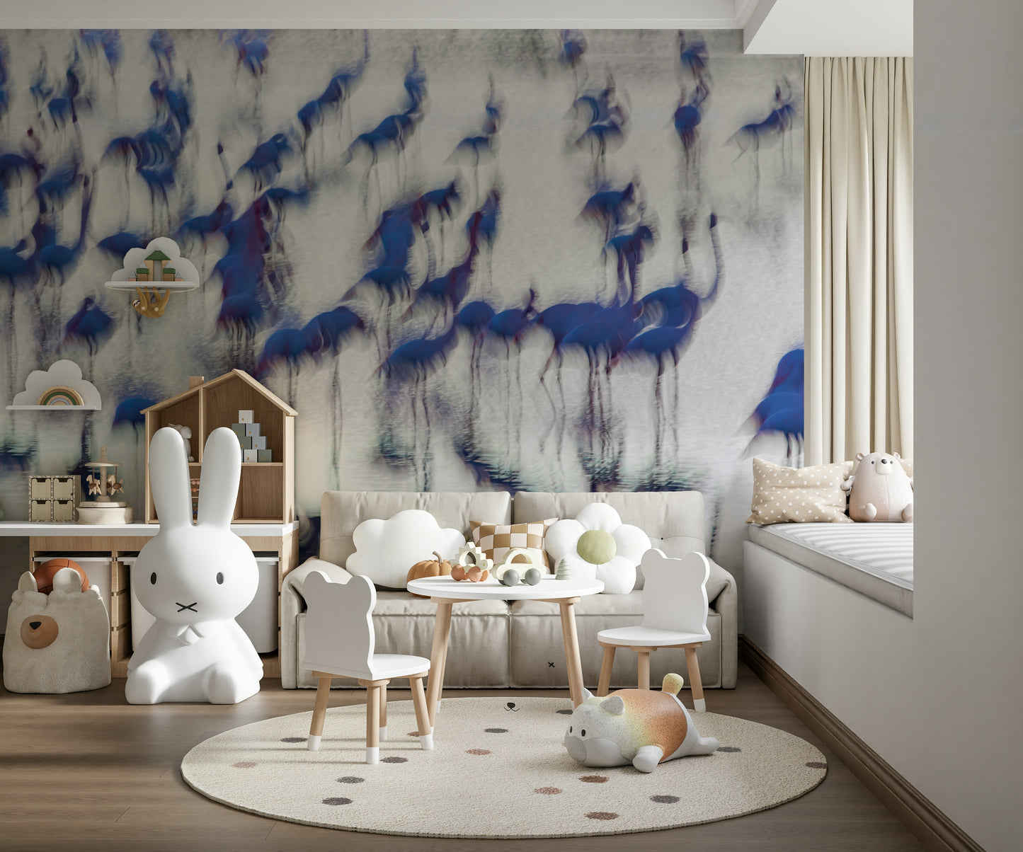 Flamingo Mirage Wall Mural -2171145