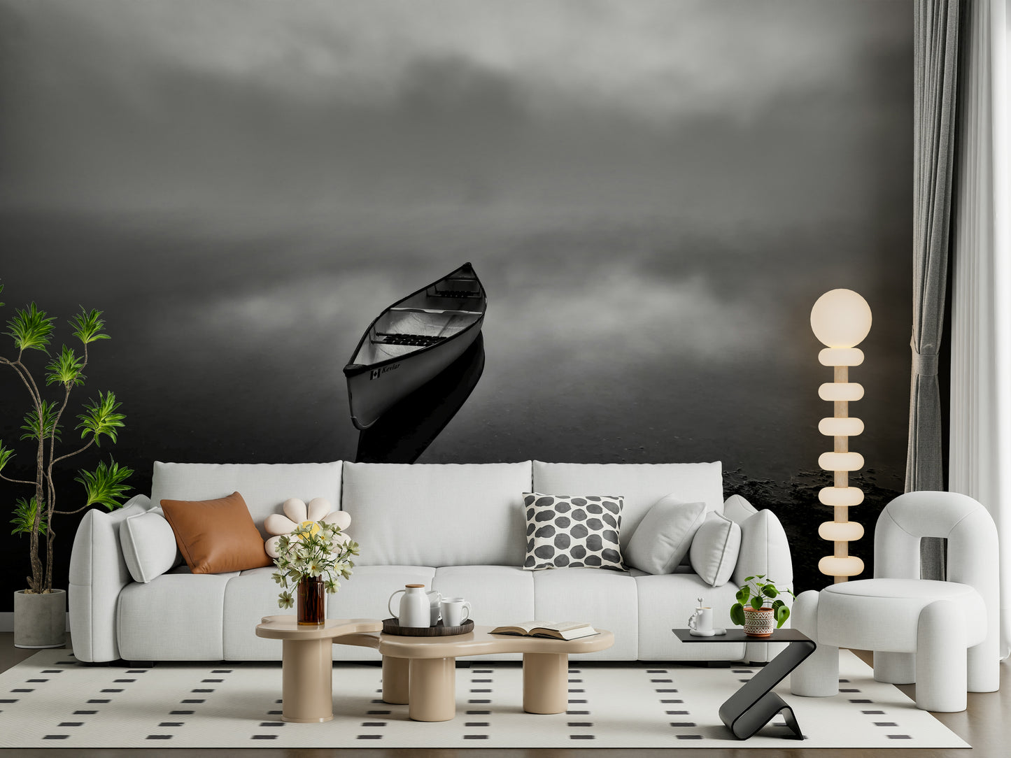 Foggy Voyage Wall Mural -2099729