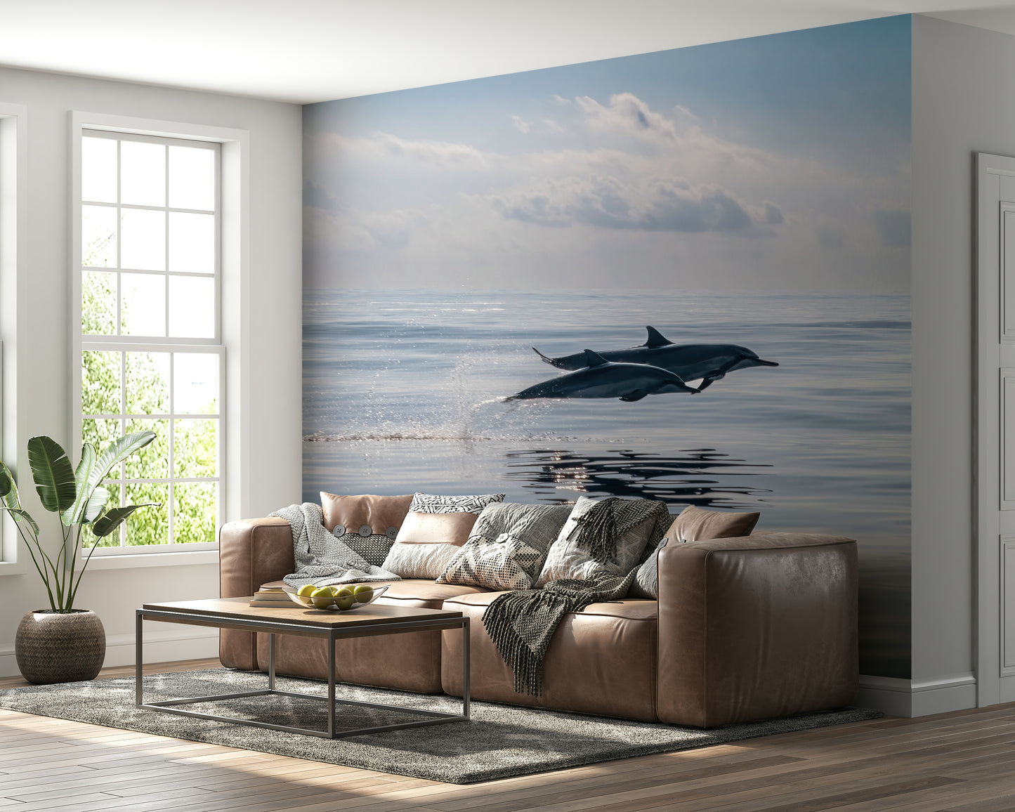 Dolphin's Leap Wall Mural