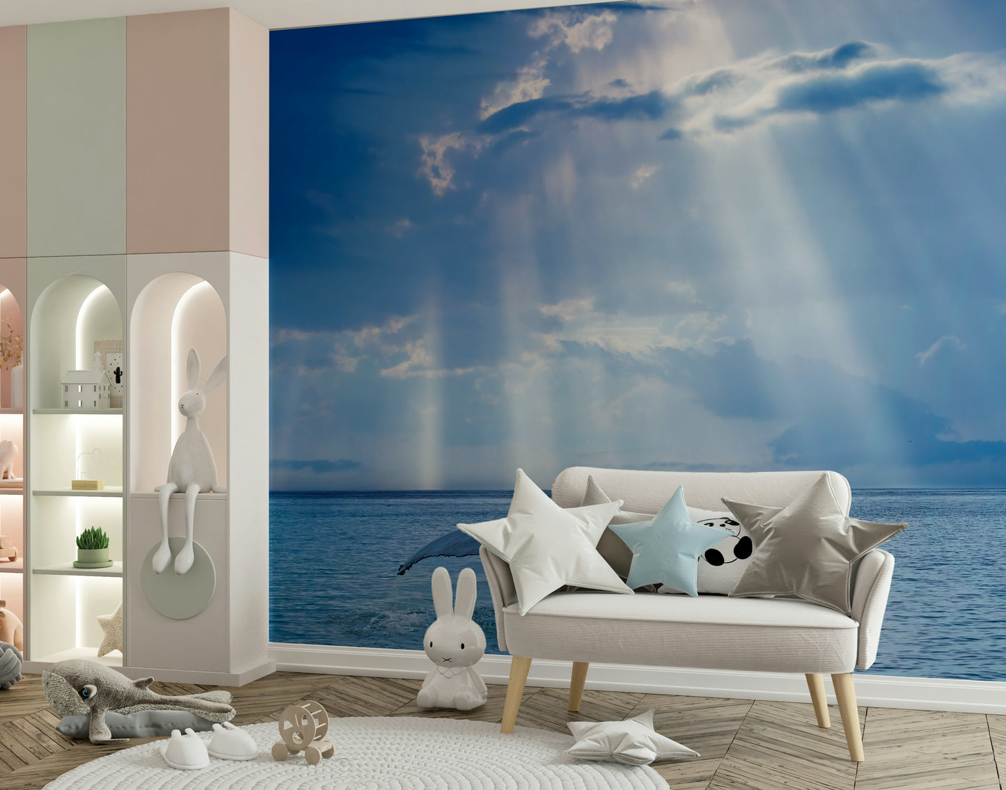 Ocean's Grace Wall Mural