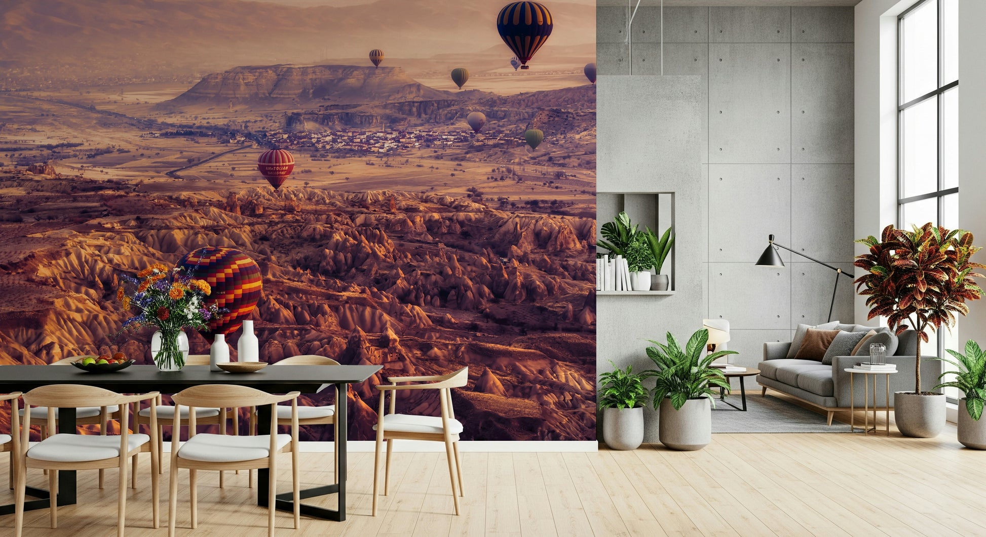 Cappadocia Hot Air Balloon Wall Mural – Vibrant and uplifting mural capturing the essence of Cappadocia’s skies.