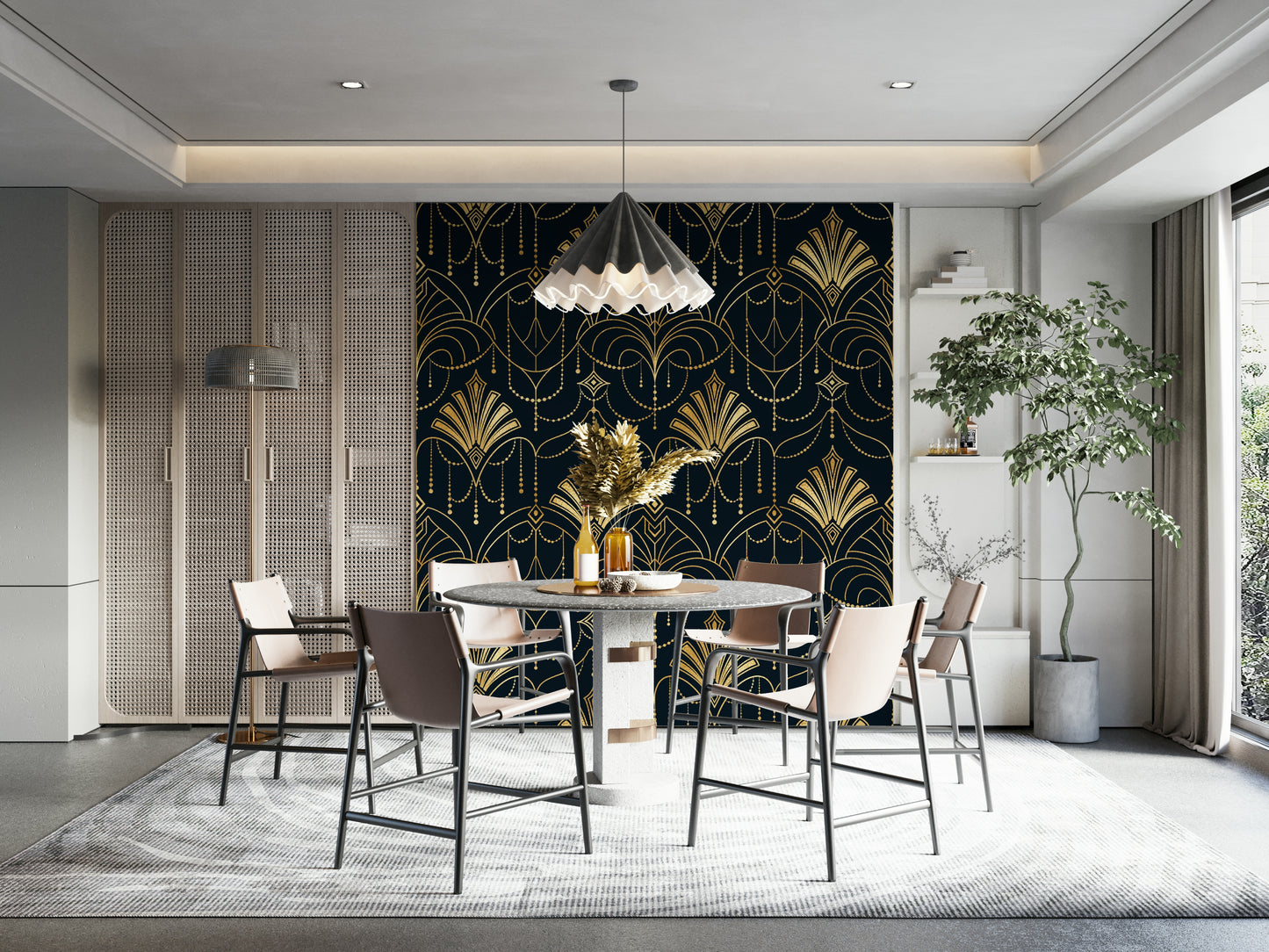 Art Deco Opulence Wallpaper⁠