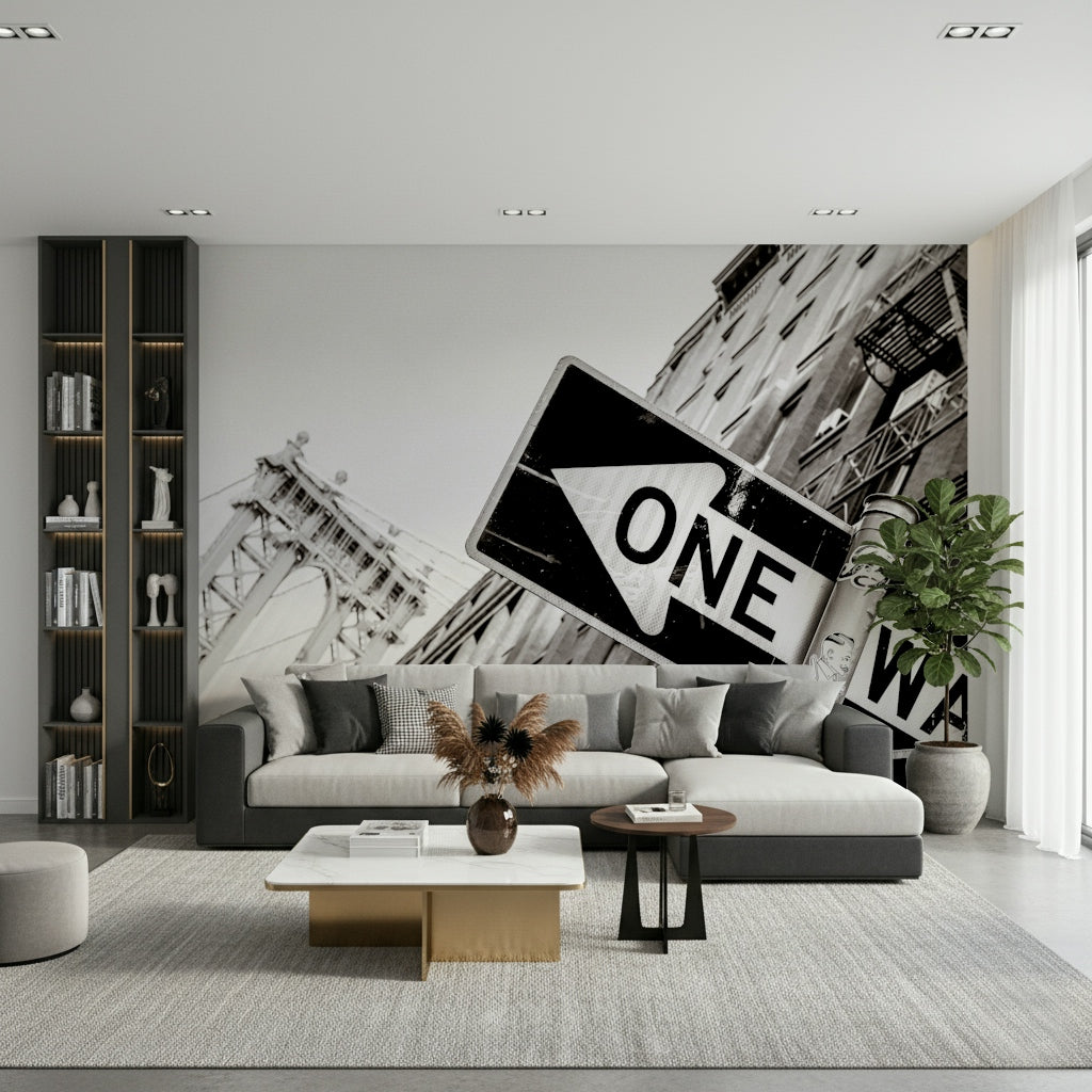 Cityscape Wall Mural – NYC Edition – Realistic depiction of New York City skyline and architecture for feature walls.