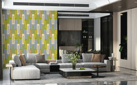 Moderno wallpaper creating a fresh, updated look for home interiors.
