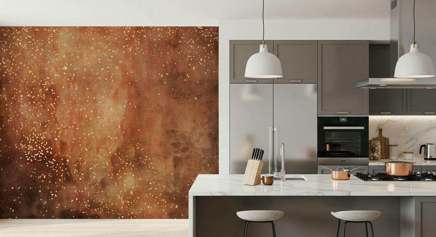 Flame Galaxy Wall Mural