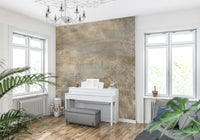 Snakeskin Gold Wall Mural featuring realistic snake scale textures in metallic gold tones.