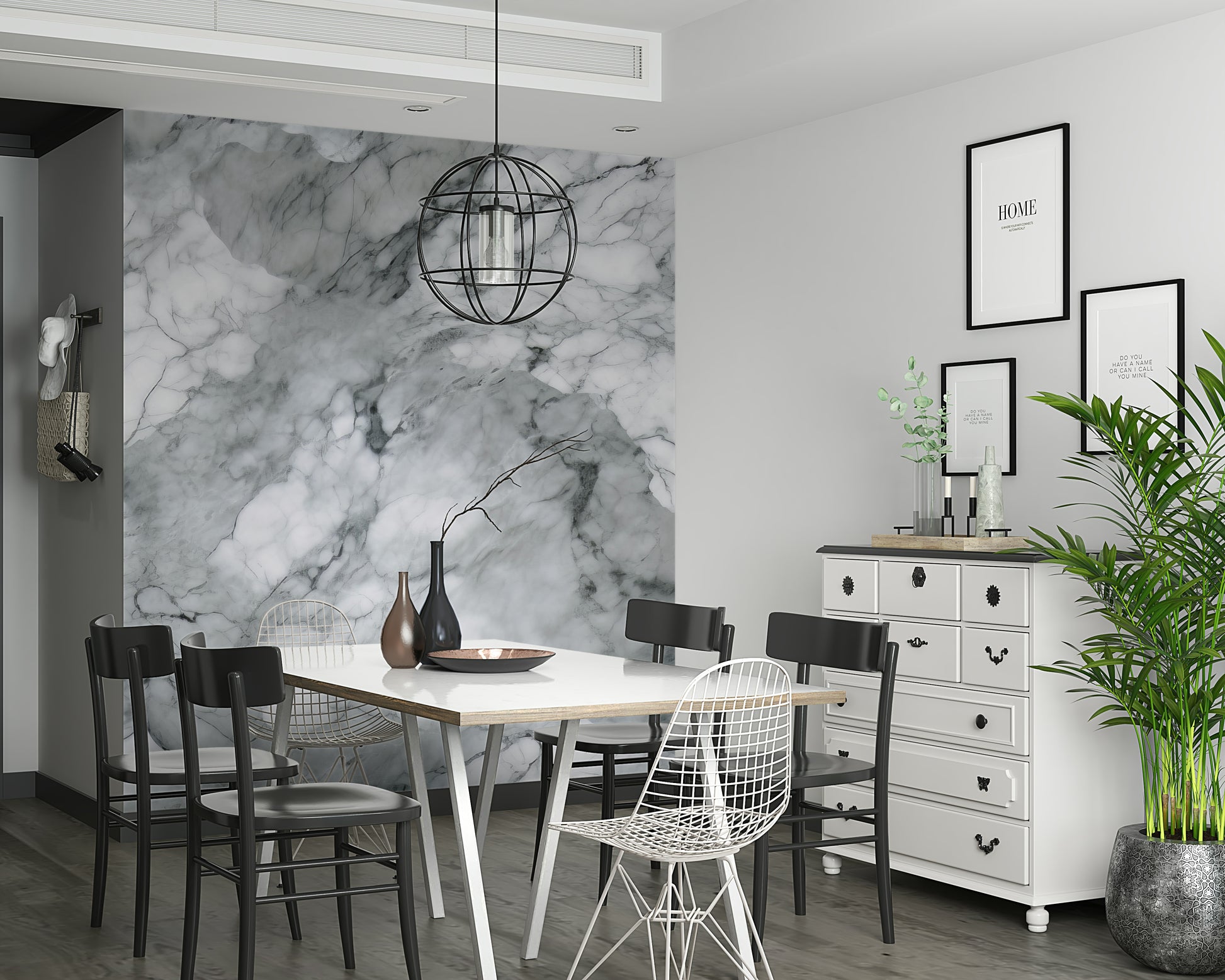 Decorative wall mural showcasing weathered stone surfaces with subtle rustic details.