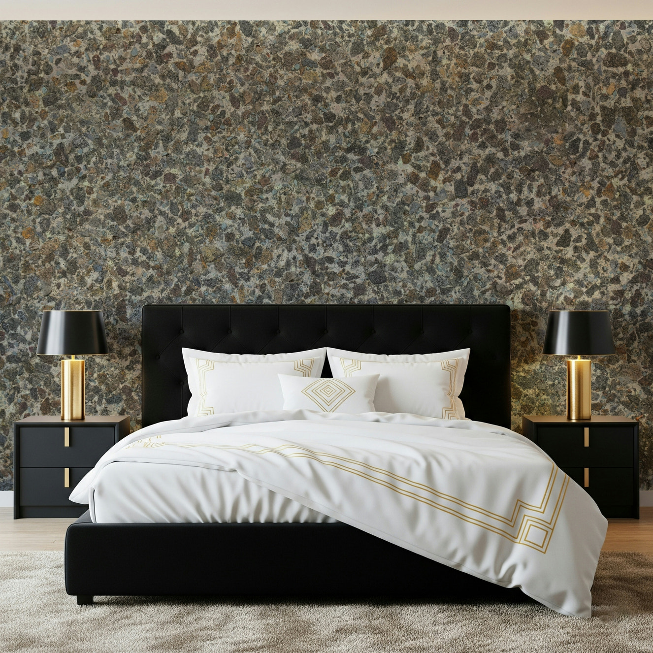 Stone Aggregate Texture Wall Mural -2566621