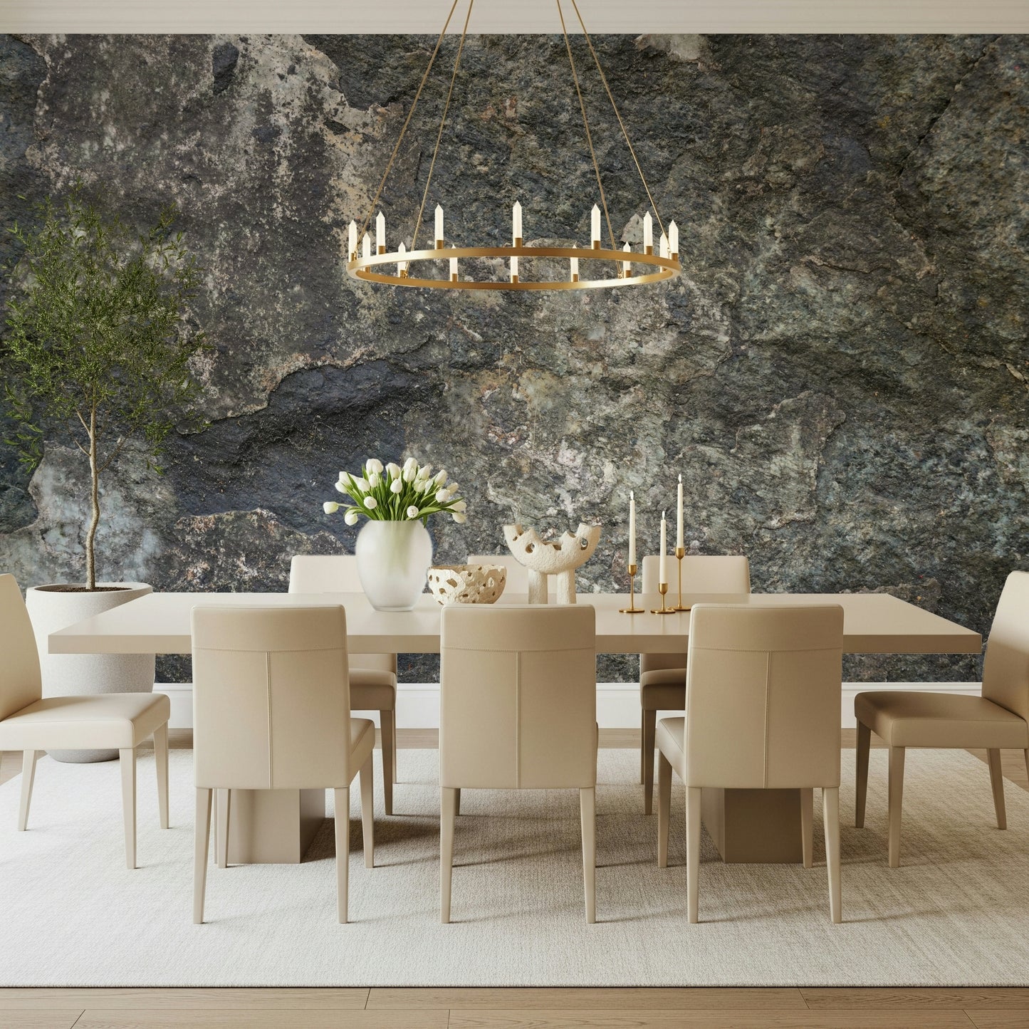 Nature's Rock Wall Mural