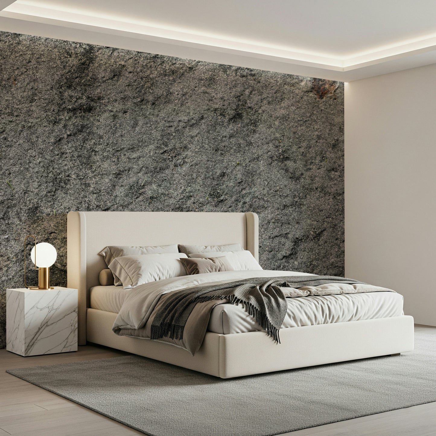 Granite Gray Wall Wall Mural -2566594