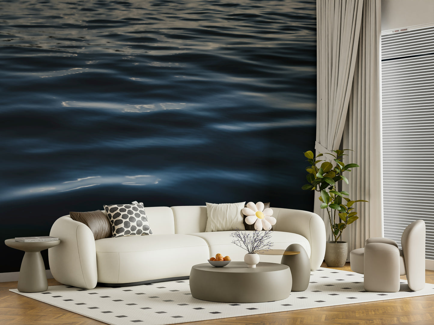 Water Ripples Wall Mural -2226383