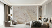 Light-toned stone wallpaper mural with subtle color variations for elegant and cozy décor.