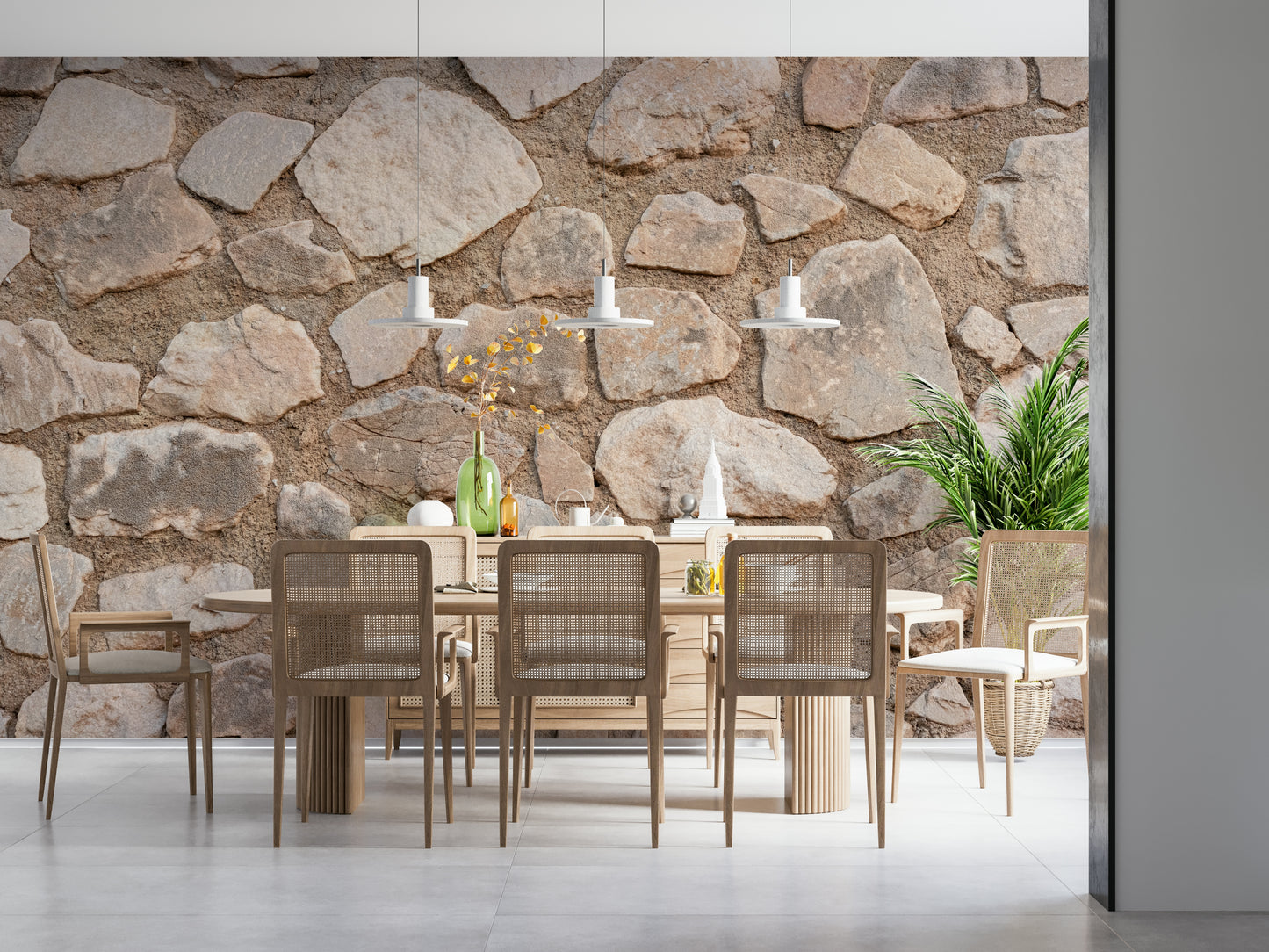 Old World Stone Wall Mural -2306810