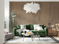 Natural textures in brown and beige hues, decorative wall mural