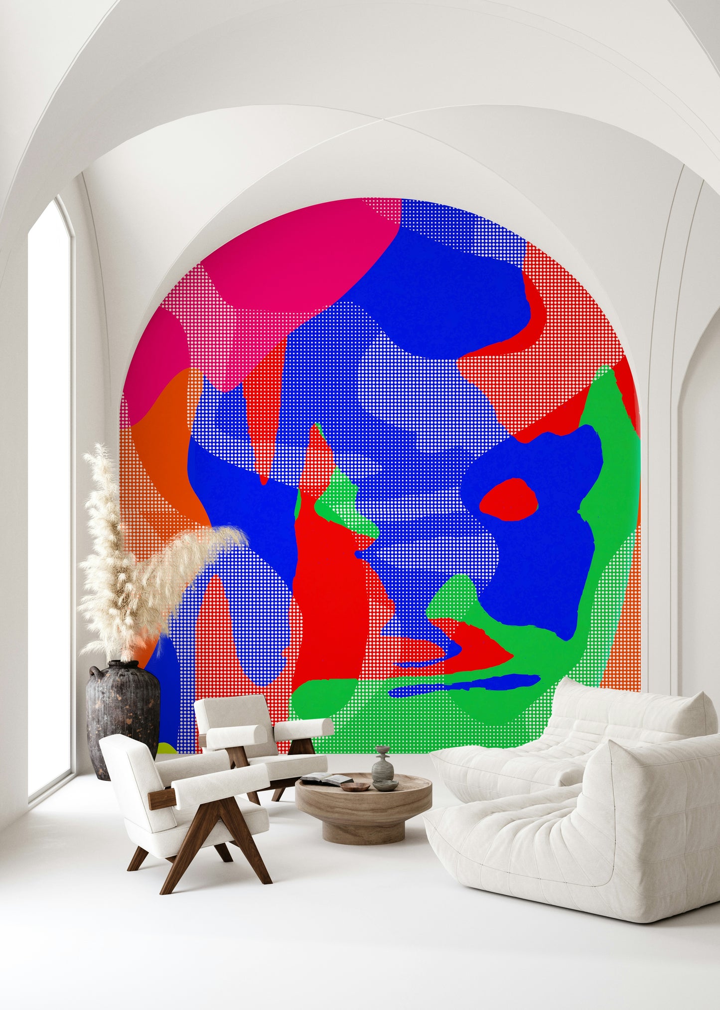 Hot Dots Wall Mural