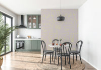 Bright Neon Cats Wallpaper – Colorful, energetic wall mural featuring cats in glowing neon outlines.