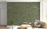 Minimalist wall mural inspired by earth elements and natural surfaces for timeless décor.