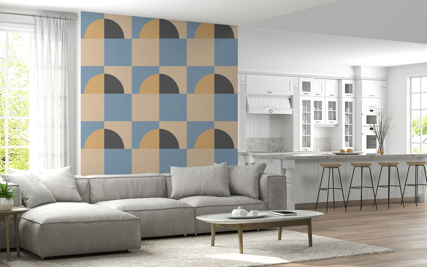 Abstract Sun and Sky Wallpaper⁠