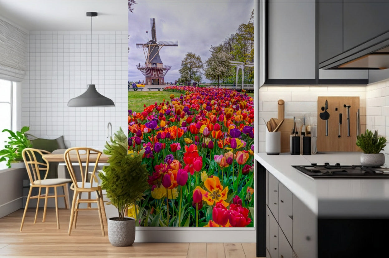 Holland garden view Tulip Windmill Garden impressive home decor